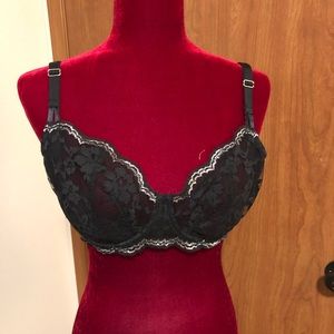 Victoria secret black lace bra
